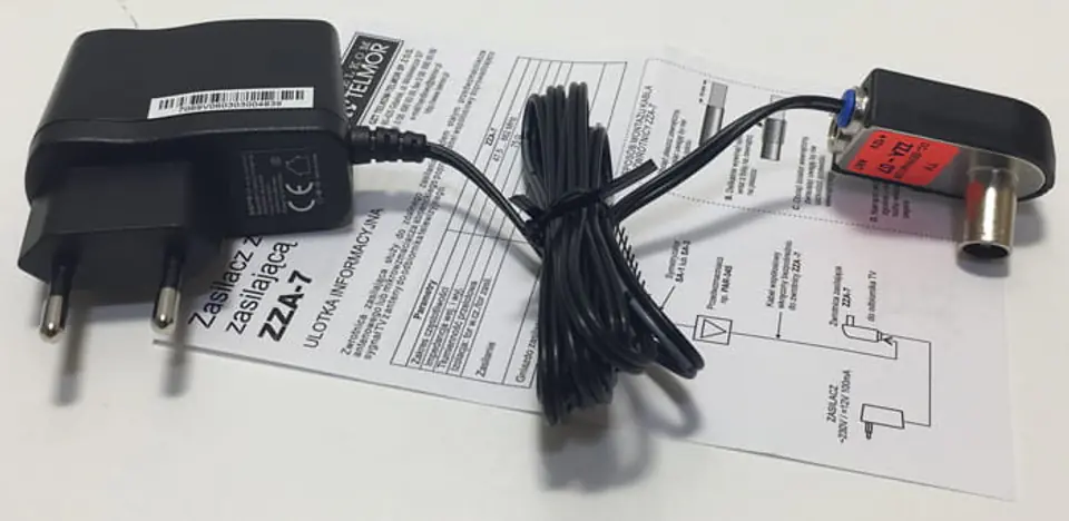 Zasilacz antenowy ze zwrotnicą Telmor ZZA-7