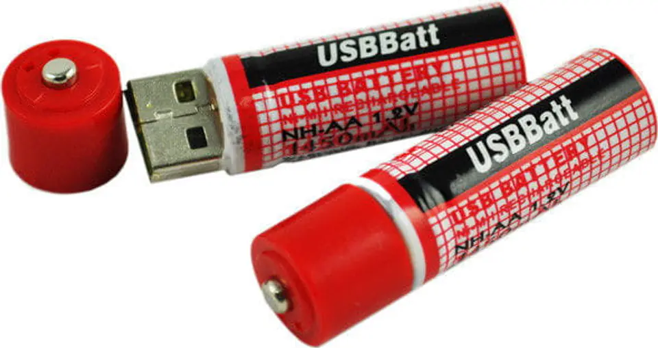 USBBatt Akumulatorki AA ładowane z USB