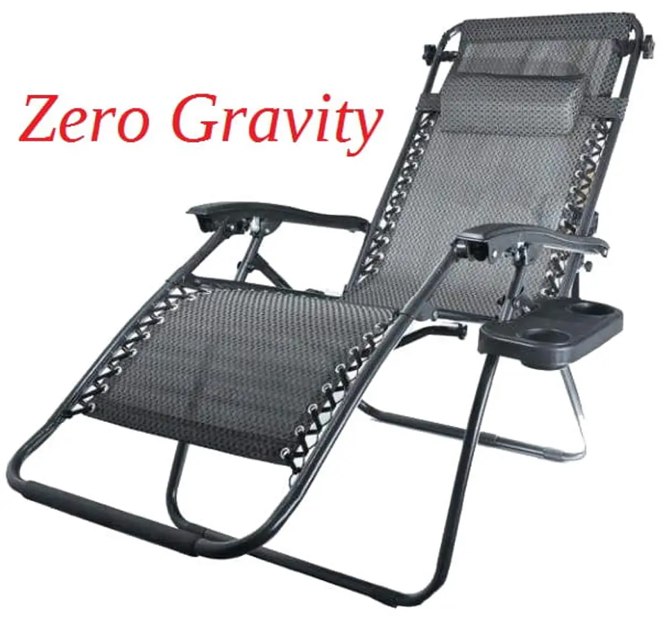 Leżak Zero Gravity + stolik