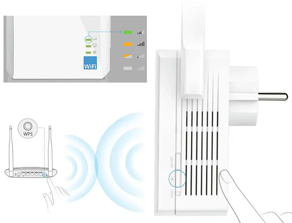 Repeater, wzmacniacz WiFi TP-LINK TL-WA860RE