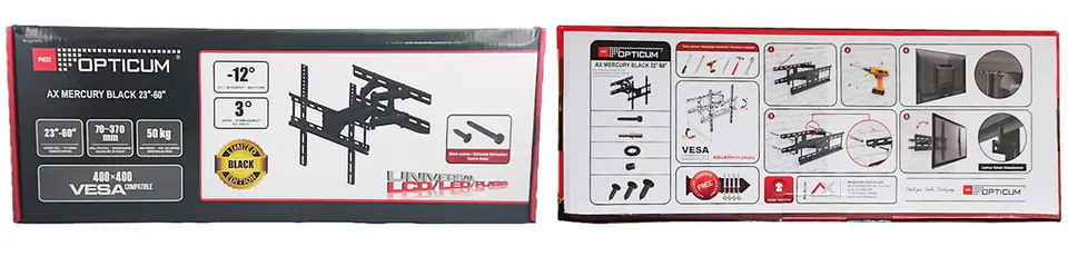 Uchwyt obracany Opticum Mercury TV 23- 60` 50kg