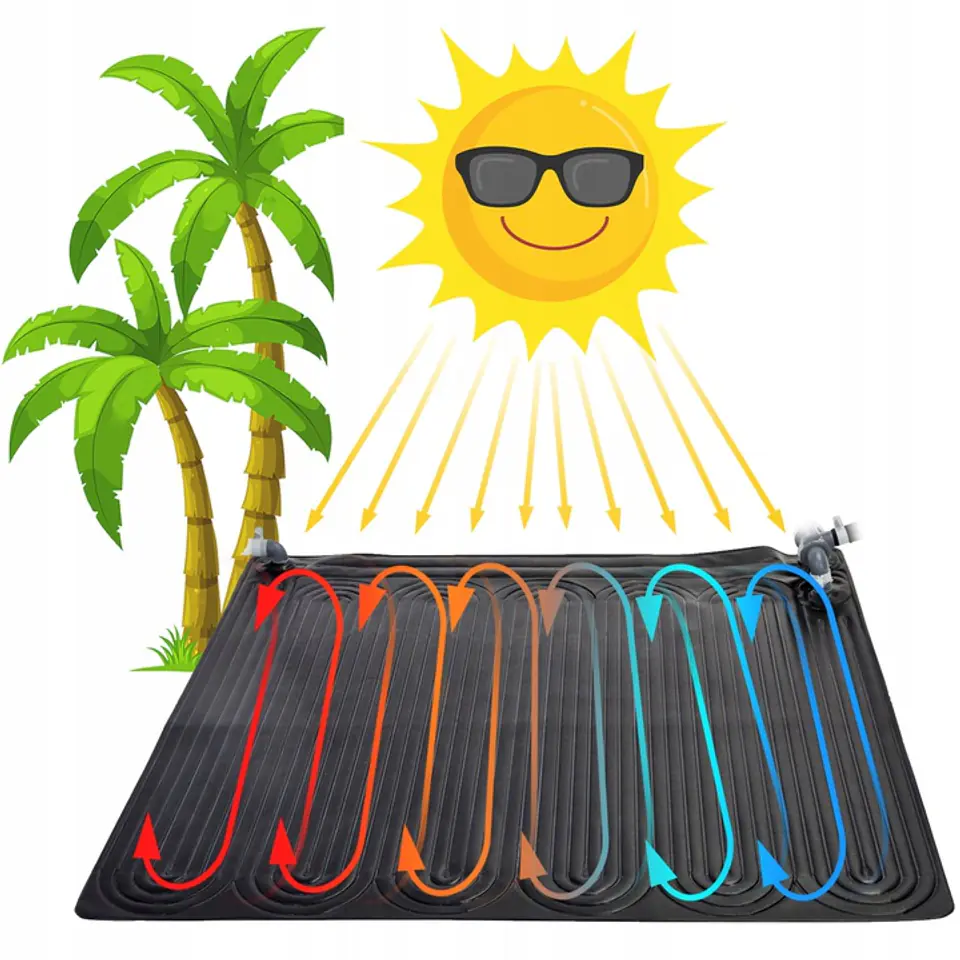 Solar water heating mat for swimming pool Intex 28685