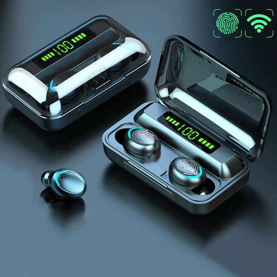 True wireless earbuds online tws f9