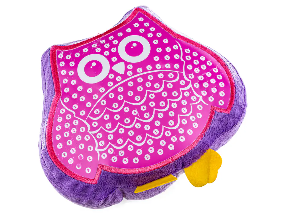 Zestaw Kreatywny Wyszywanka  Poduszka Pluszowa Maskotka Do Szycia DIY SOWA