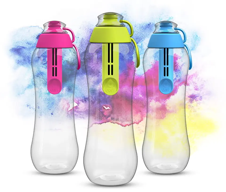 Butelka filtrująca Dafi zdjęcie poglądowe kolorów dostępnych na innych stronach