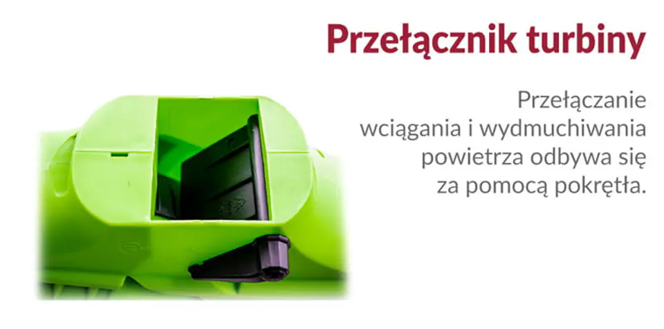 Odkurzacz do liści z rozdrabniaczem