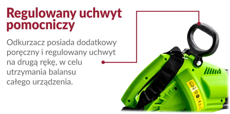 Odkurzacz do liści z rozdrabniaczem