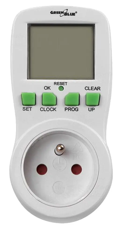 Włącznik czasowy, programator cyfrowy Green Blue GB107