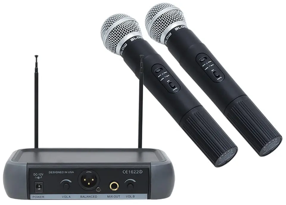 Blow PRM 902 Dwa mikrofony bezprzewodowe