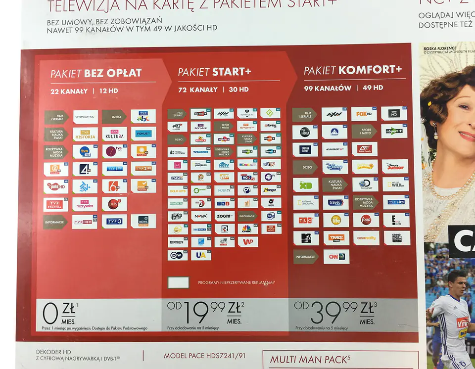 TV-mottagare HDS7241 500 GB + DVB-T-skiva