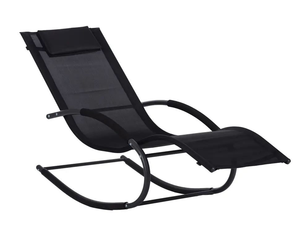 Garden lounger couch rocking chair