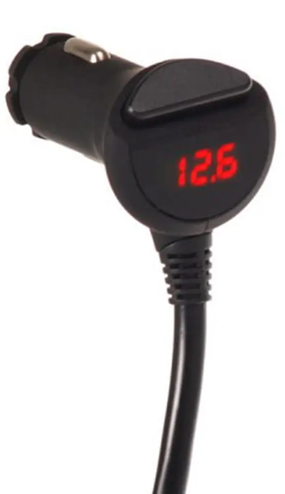 Rozdzielacz zapalniczki , ładowarka 2x USB, woltomierz MCE117