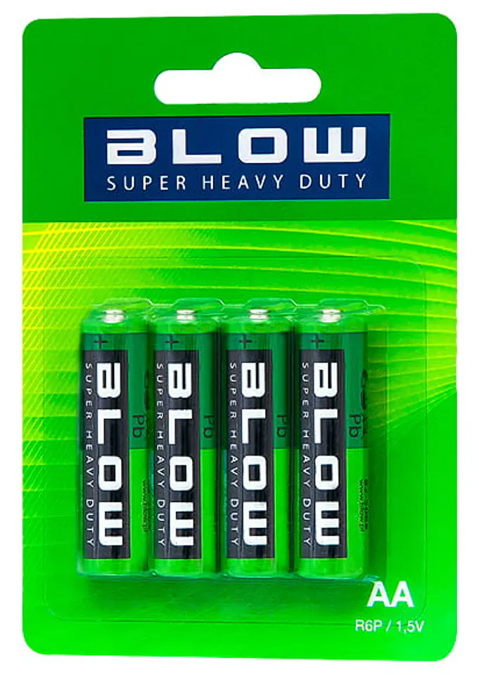 4x Bateria Blow Super Heavy Duty AA R06P