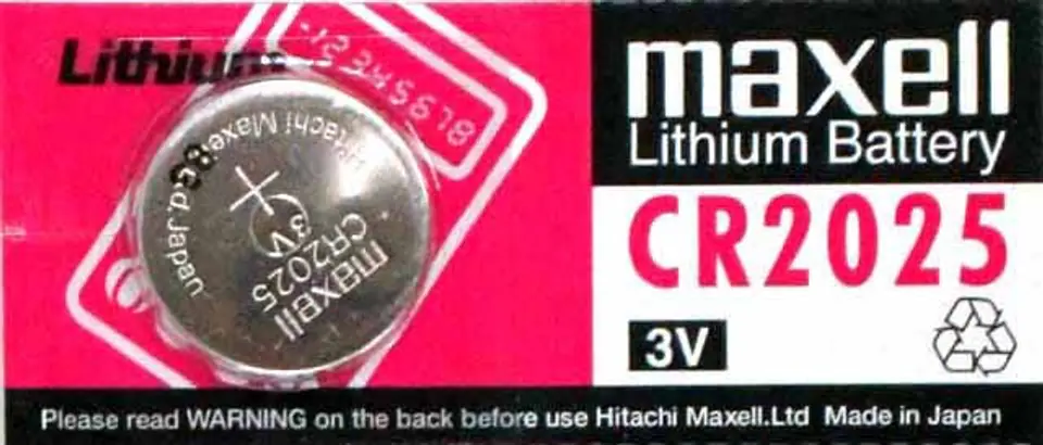 Bateria litowa 3V CR2025 Maxell