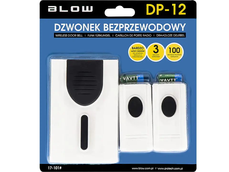 Dzwonek bezprzewodowy Blow DP-12