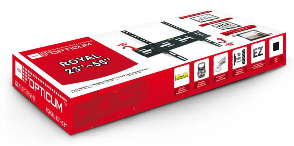 Uchwyt TV 23-55" uchylny Opticum AX Royal 55