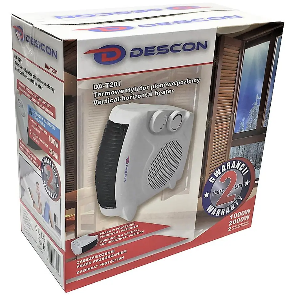 Termowentylator Descon DA-T201 BOX