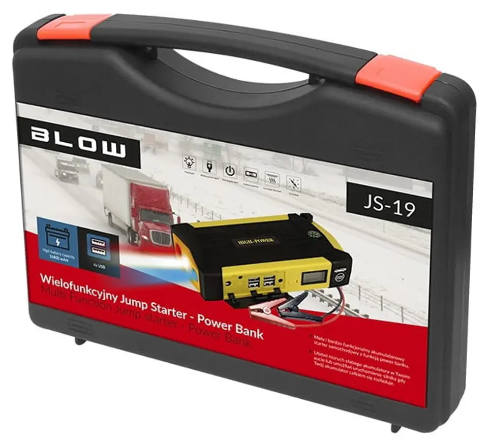 Jump Starter16800mAh JS-19 w opakowaniu producenta