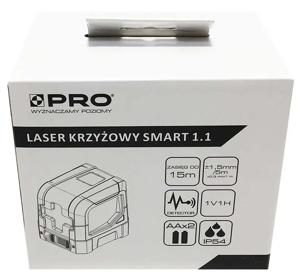 Opakowanie lasera krzyżowego SMART 1.1 PRO