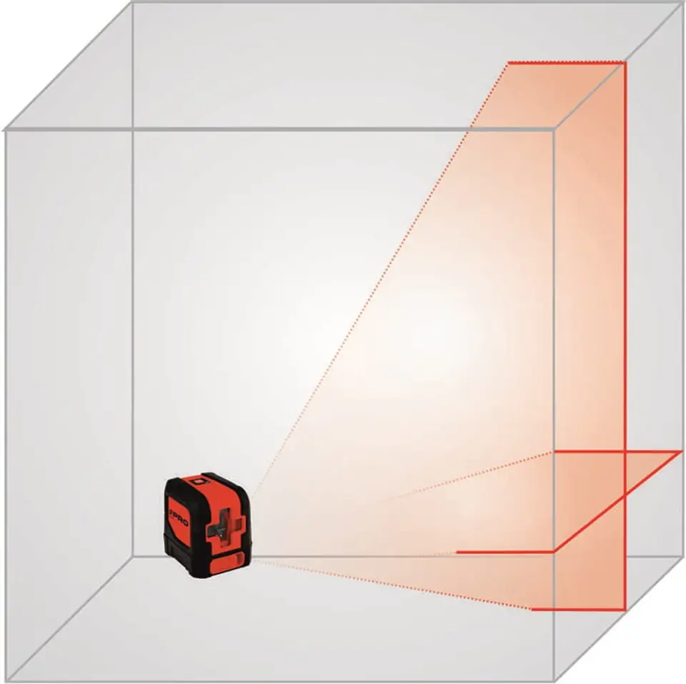Poziomica, laser krzyżowy Smart 1.1 PRO 3-01-06-L1-045