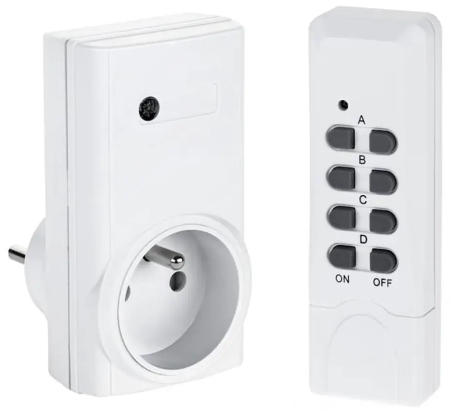 Gniazdo 230V sterowane pilotem Kemot URZ1225