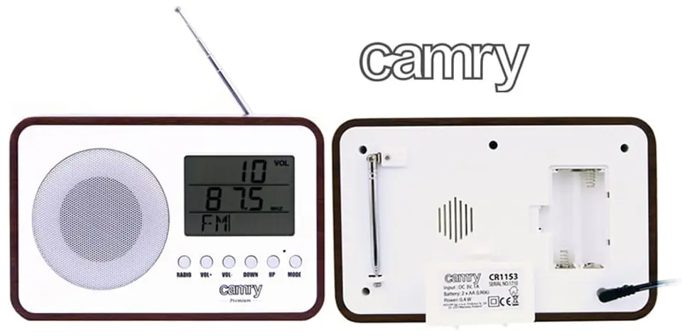Radiobudzik cyfrowy z termometrem Camry CR 1153
