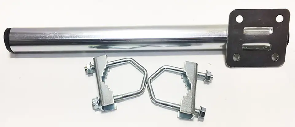 Uchwyt antenowy prosty 38mm 40cm z cybantami 