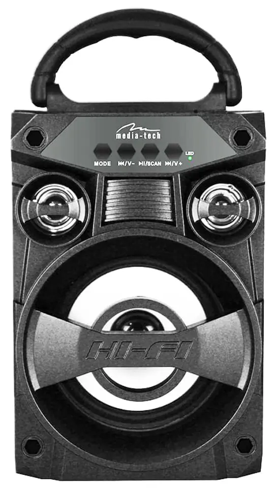 Boombox LT Bluetooth Media-Tech MT3155 widok z przodu