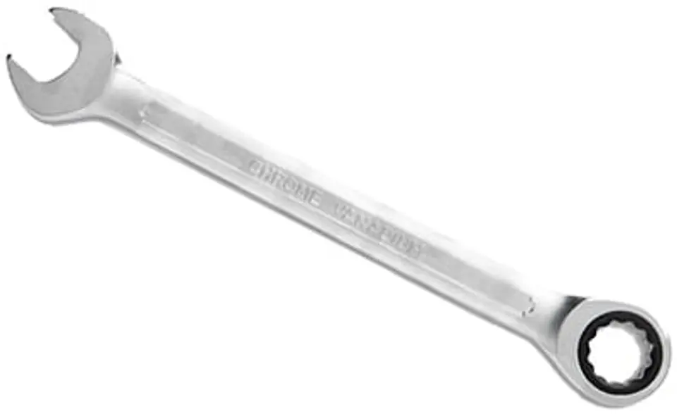 Klucz płasko-oczkowe CrV z grzechotką Hogert HT1R010 10mm