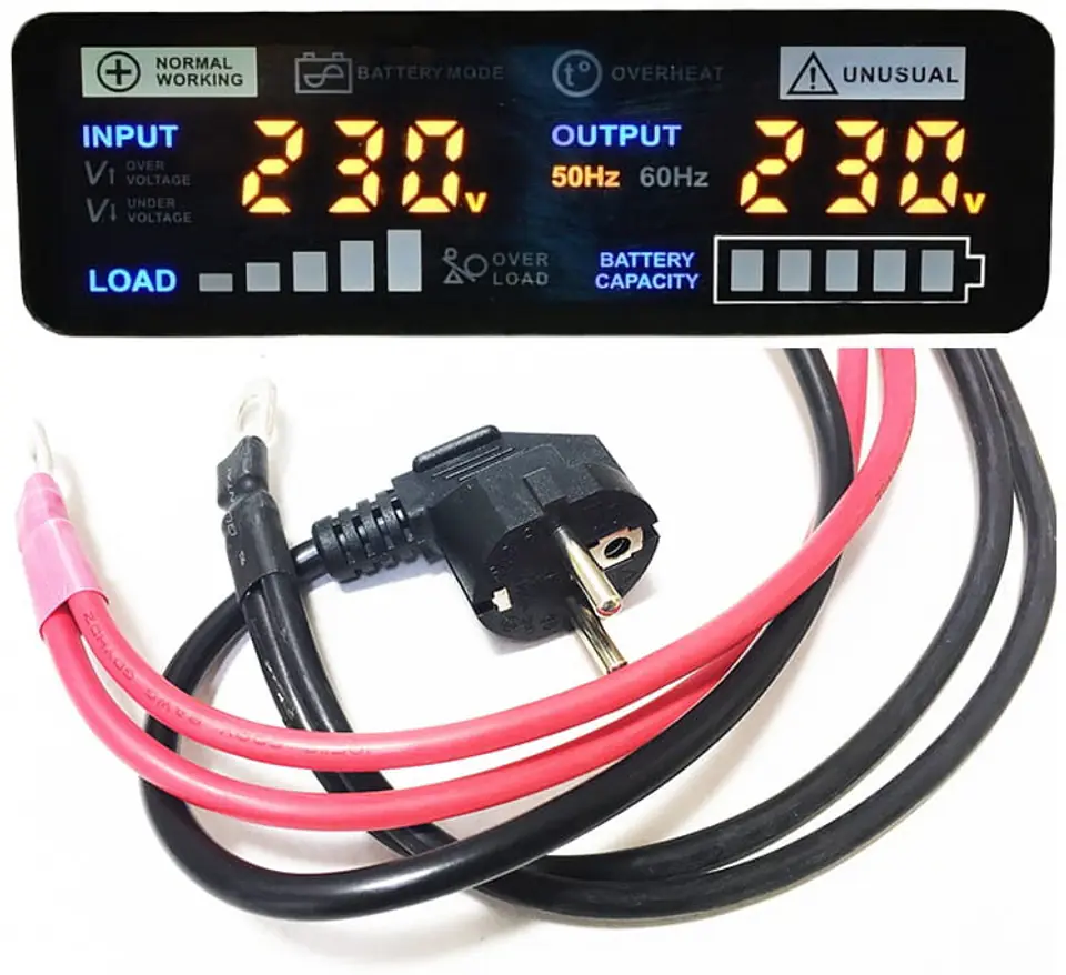 Inverter Volt sinusPRO 1000E wyświetlacz LCD