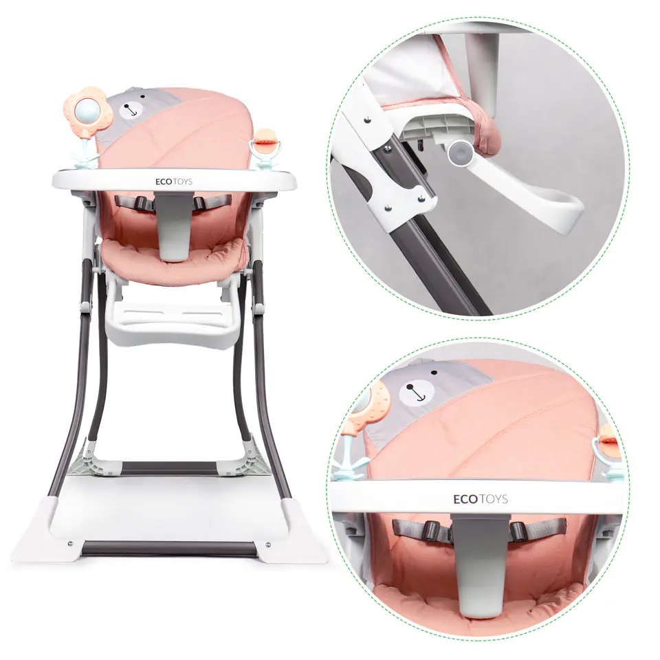 Ecotoys folding rose feeding seat