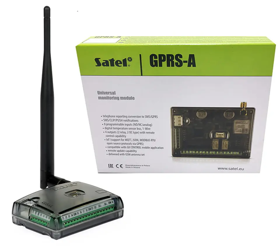 Satel GPRS-A z opakowaniem