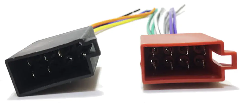 Radiowe gniazdo głośnikowe i zasilające ISO ZLA0421