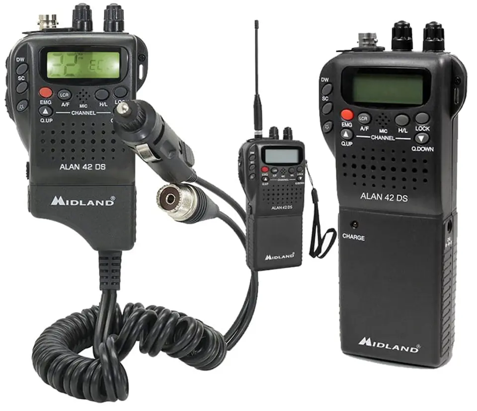 Midland Radio CB Alan 42 Plus Multi AM/FM Portatile, 27 Mhz