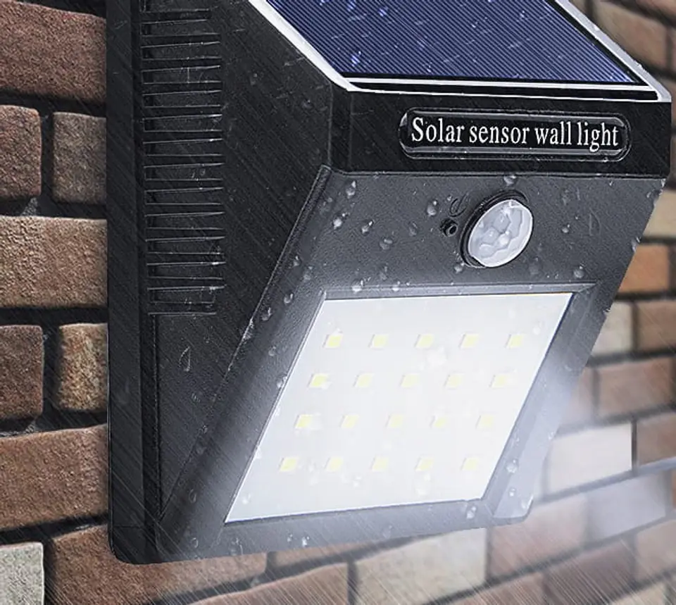 Lampa Solarna LED mocowane na ścianie