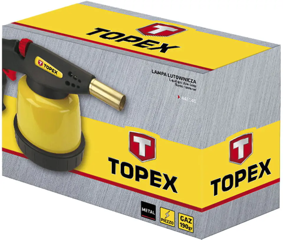 Lampa lutownicza gazowa na naboje Topex 44E141