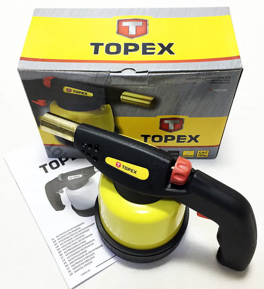 Lampa lutownicza gazowa na naboje Topex 44E141