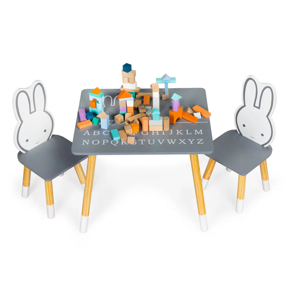 Table table +2 chairs children's furniture set Ecotoys
